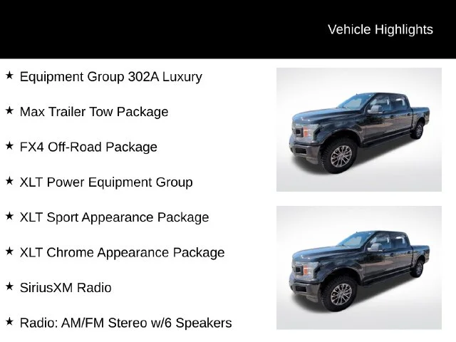 Used 2019 Black Ford XLT image 8