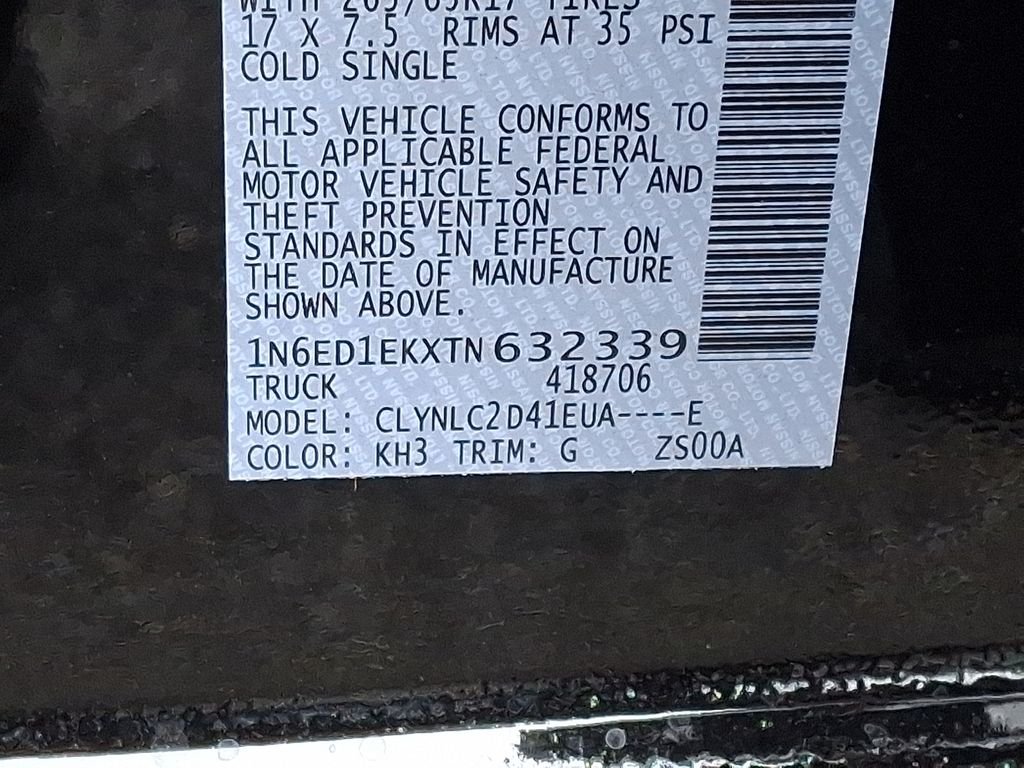 New 2026 Black Nissan SV image 18