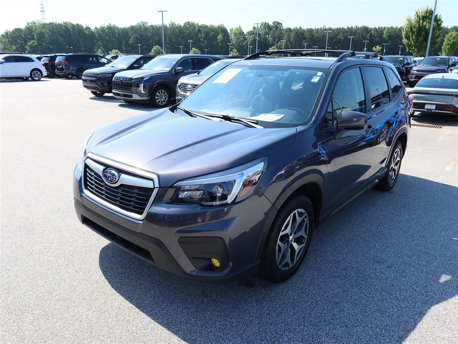 Used 2021 Magnetite Gray Metallic Subaru Premium image 3