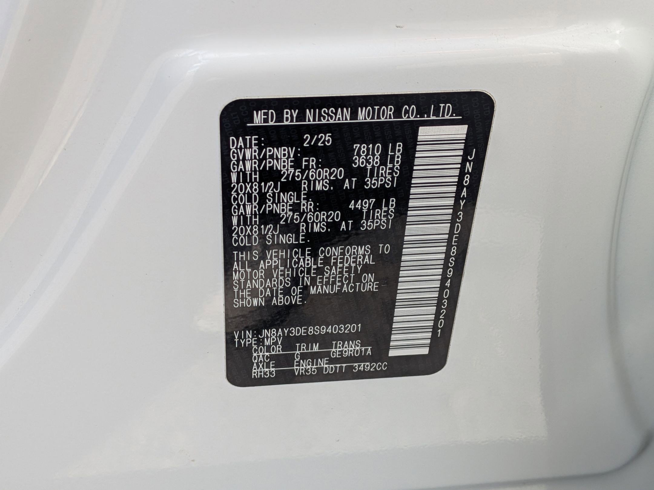 Certified Used 2025 White Nissan PRO-4X 4WD image 34