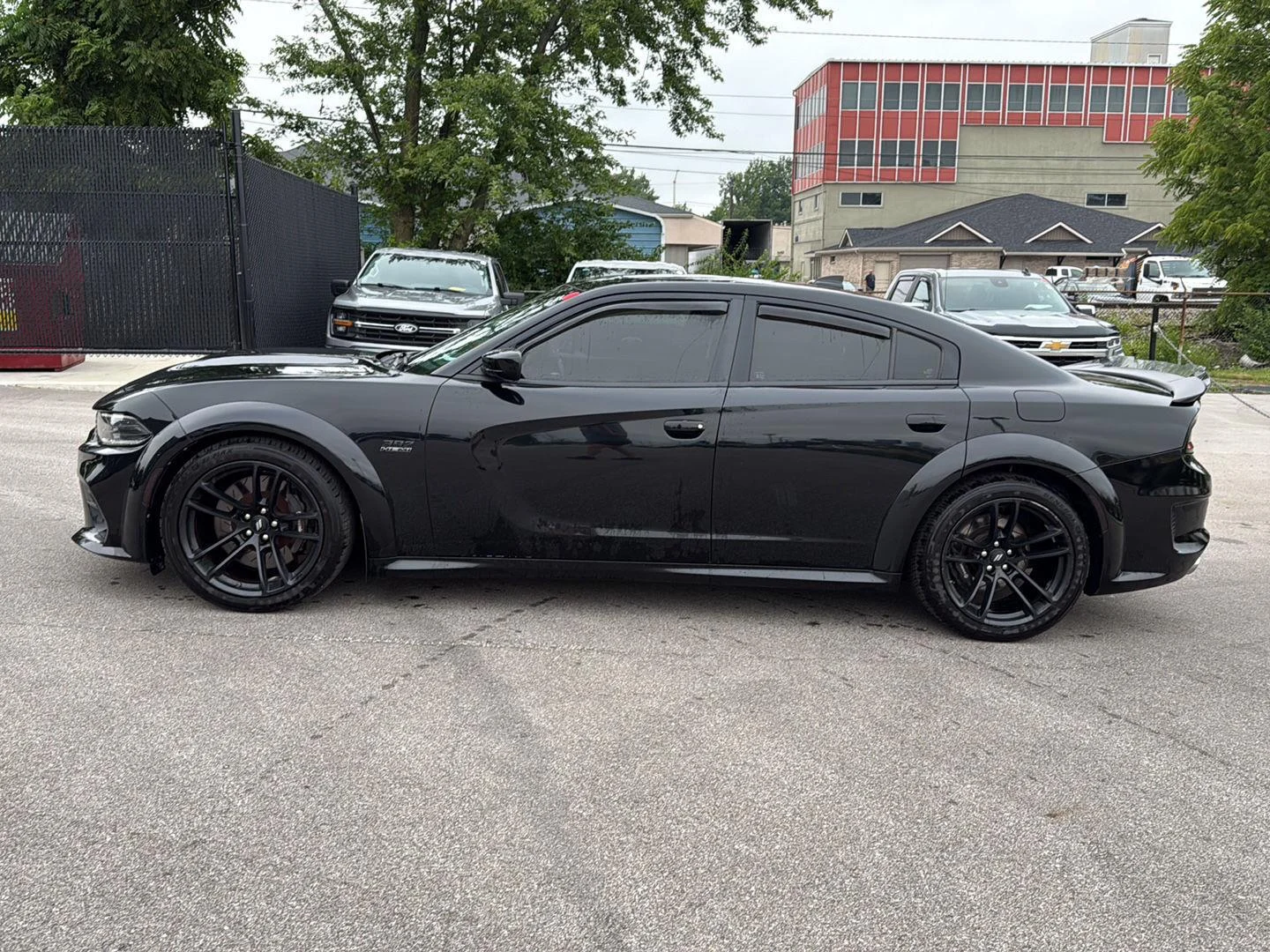 Used 2020 Pitch Black Clearcoat Dodge Scat Pack Widebody image 6
