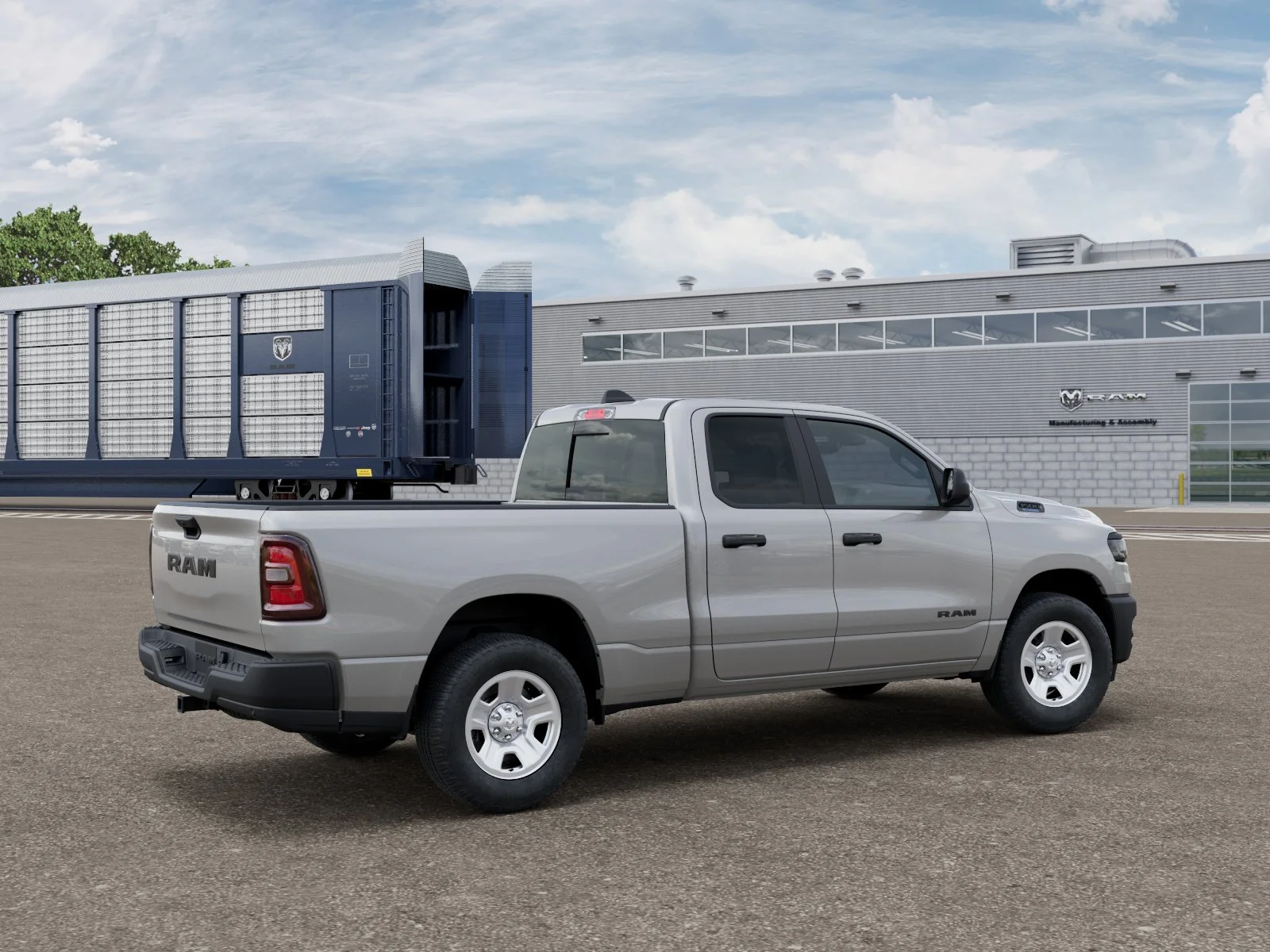 New 2026 Silver Zynith Exterior Paint RAM TRADESMAN image 4