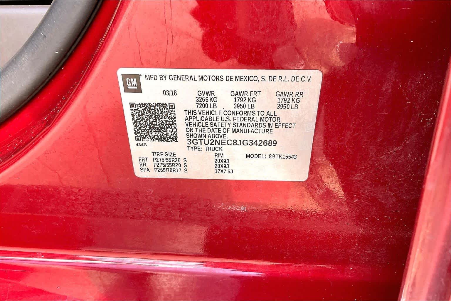 Used 2018 Red Quartz Tintcoat GMC SLT image 35