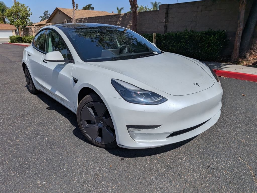 Used 2023 White Tesla Base image 1