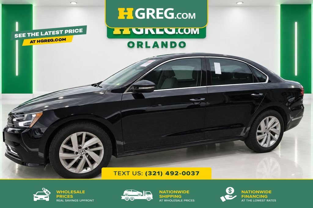 Used 2018 Deep Black Pearl Metallic Volkswagen 2.0T SE image 1