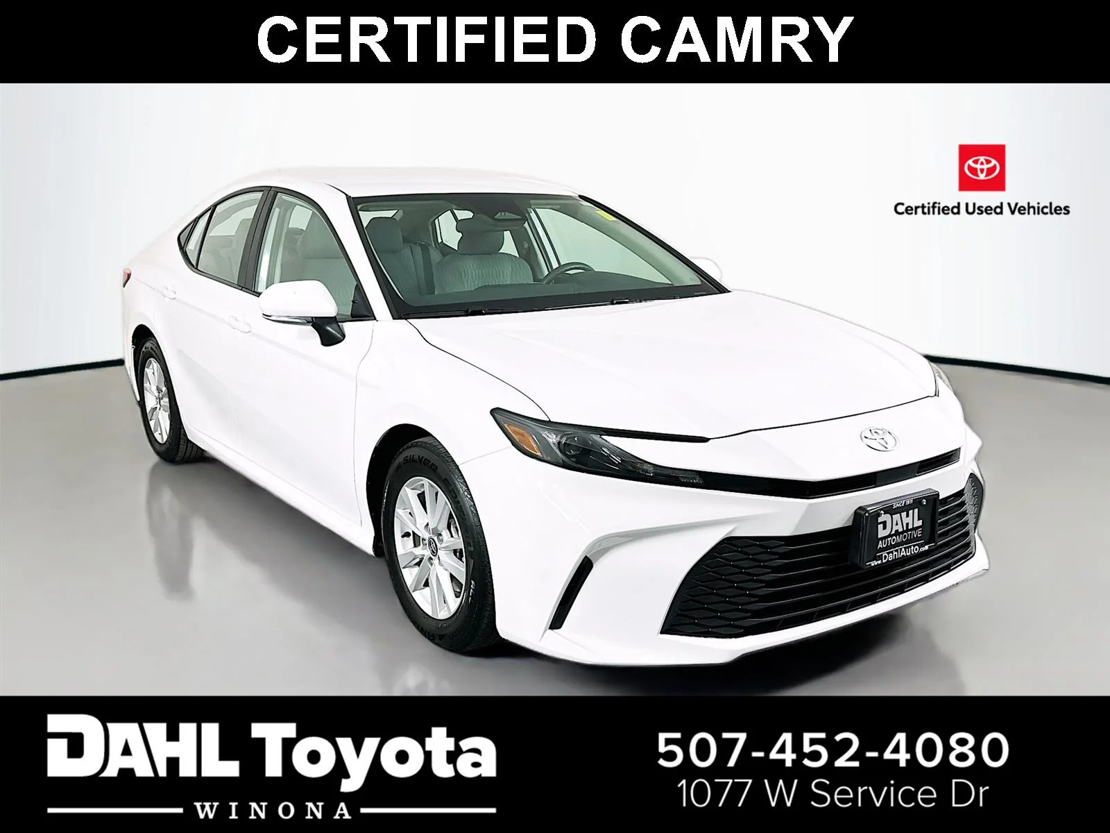 Used 2025 Toyota Camry LE with VIN 4T1DAACK8SU529138 for sale in Winona, Minnesota