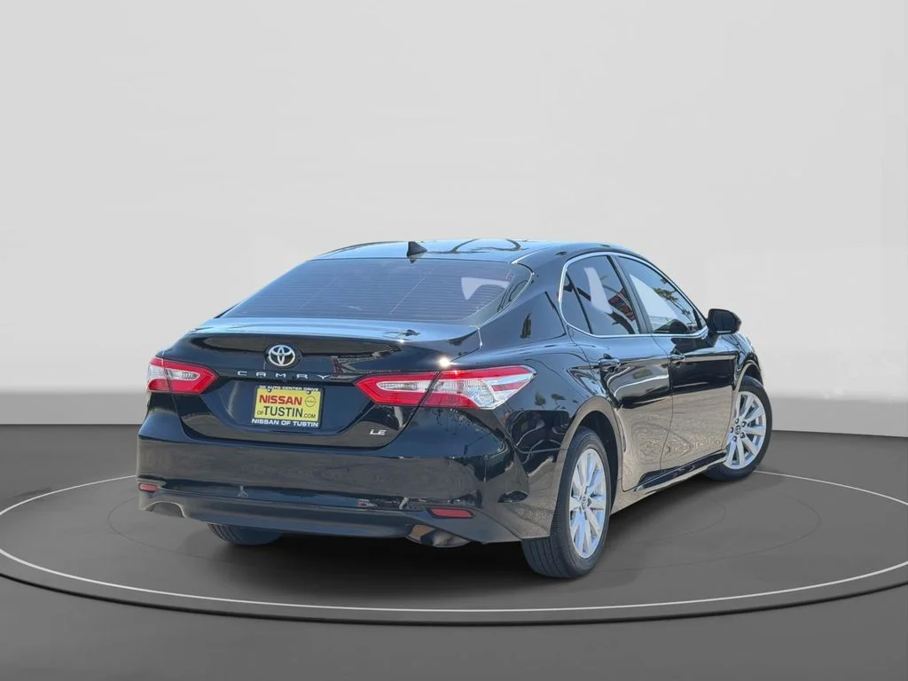 Used 2020 Midnight Black Metallic Toyota LE image 5