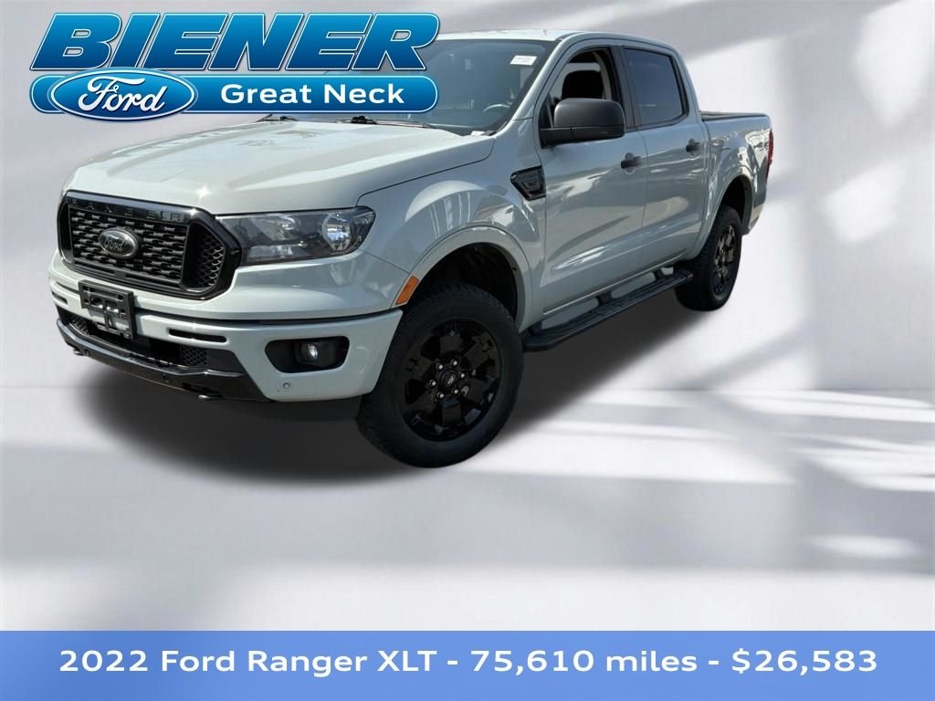 Pre-Owned 2022 Ford Ranger XLT 4WD Crew Cab Short Bed