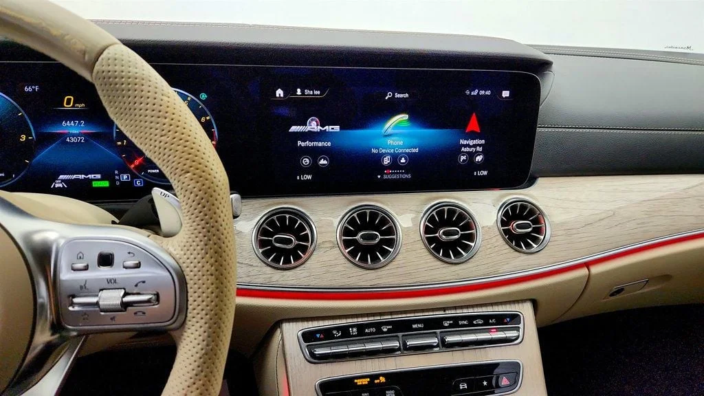 Used 2021 Selenite Grey Metallic Mercedes-Benz AMG® CLS 53 4MATIC+ Coupe w/ Nappa Leather & Driver Assist Pkg image 17