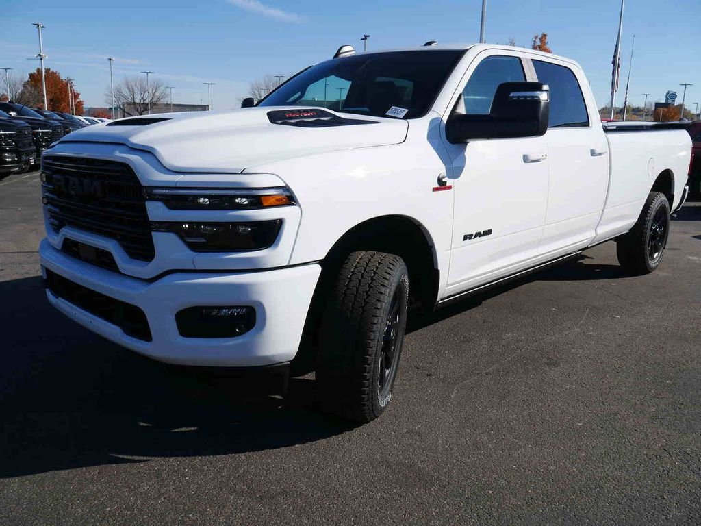 New 2026 Bright White Clear-Coat Exterior Paint RAM LARAMIE image 3