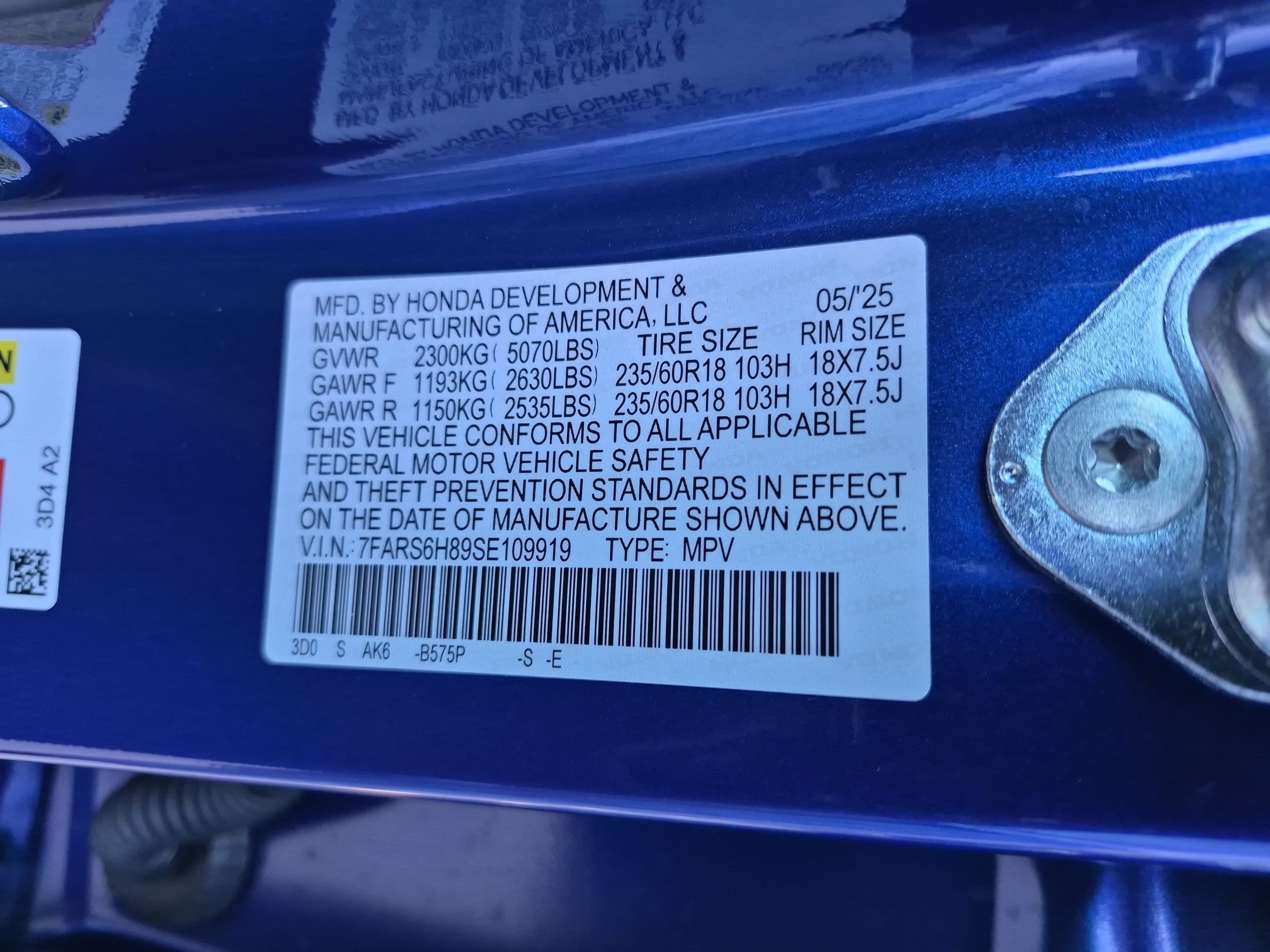 Certified Used 2025 Still Night Pearl Honda Sport-L AWD image 36