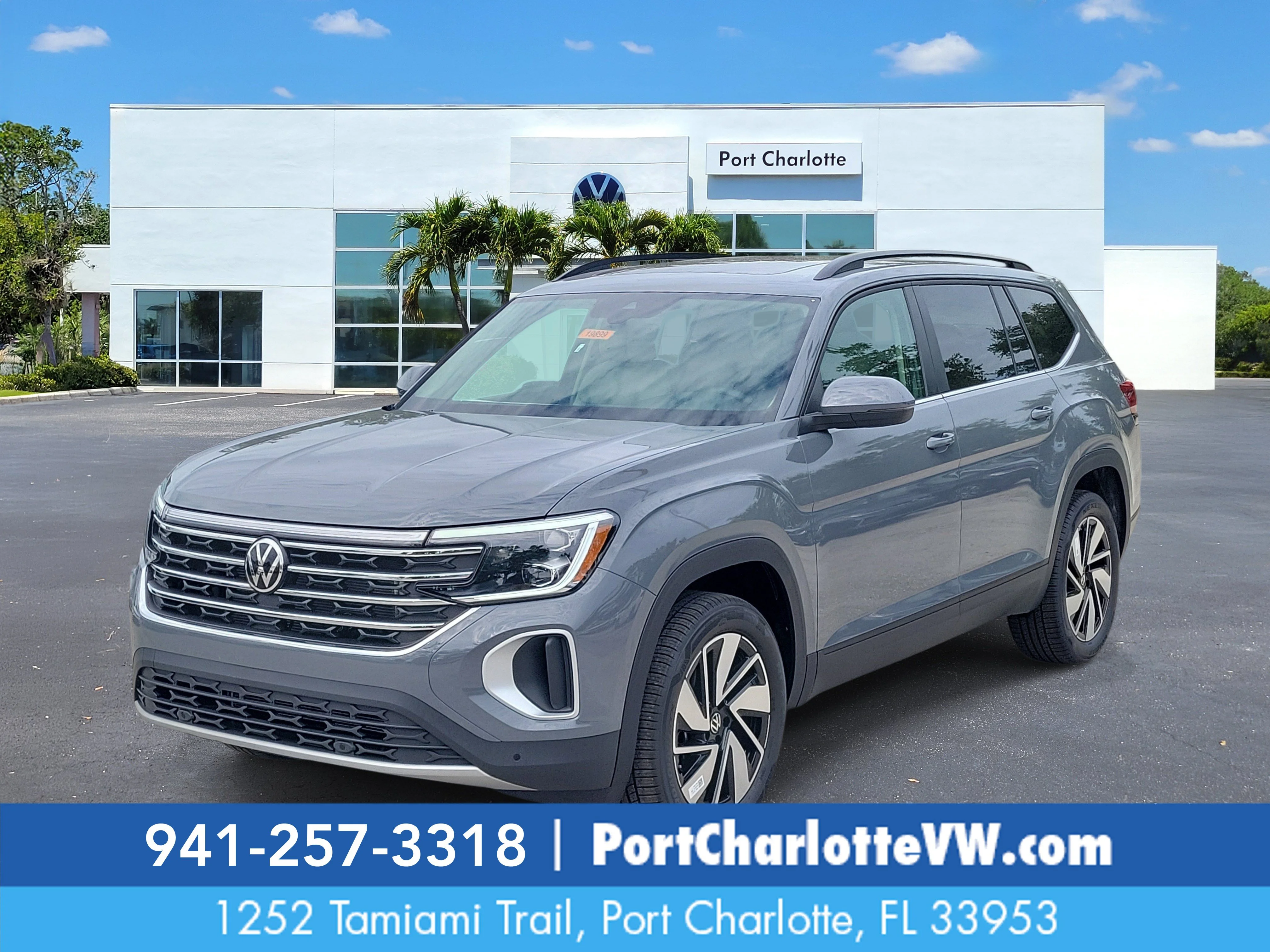 New 2026 Gray Volkswagen SE w/Technology image 1