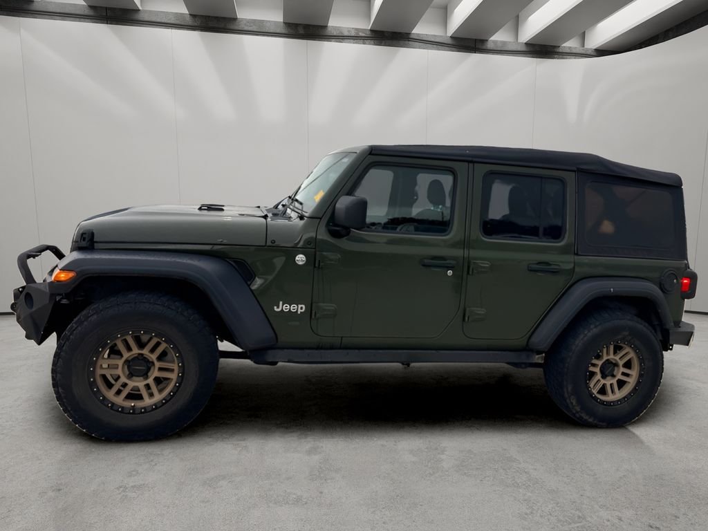 Used 2020 Sarge Green Clearcoat Jeep Sport image 3