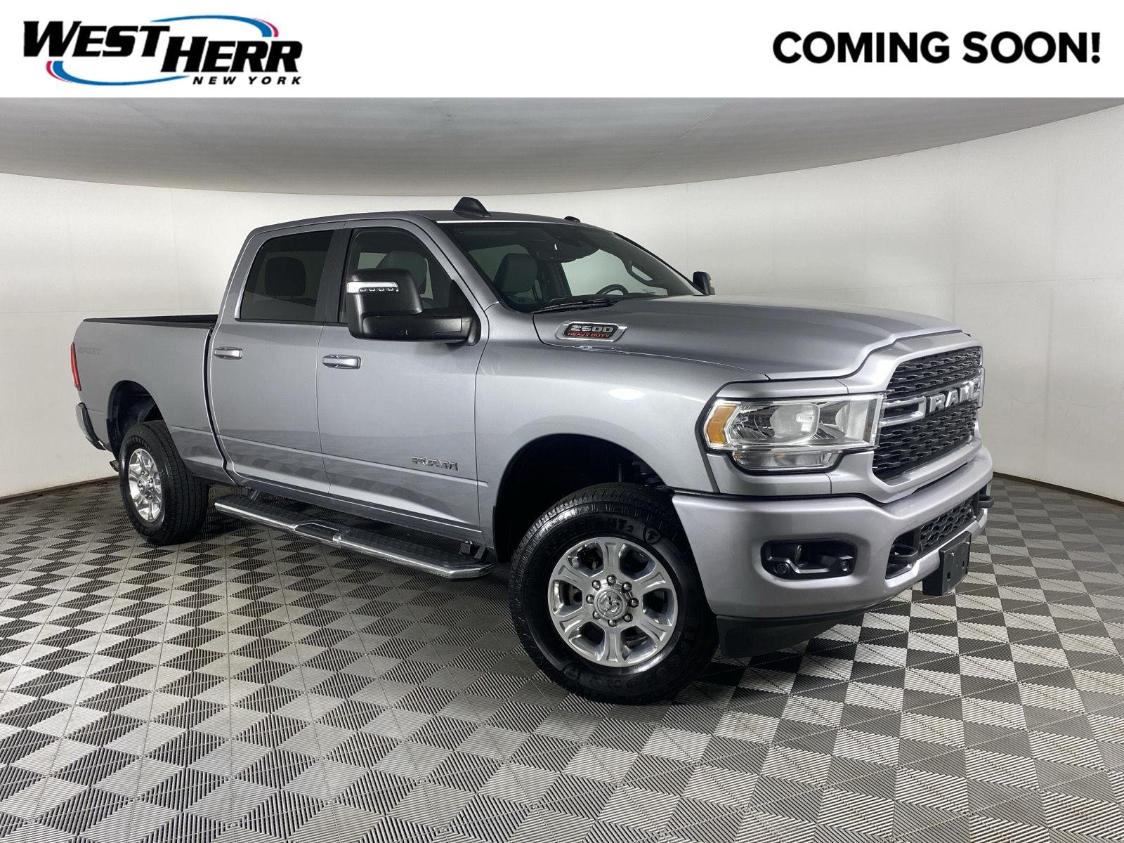 Used 2024 Billet Silver Metallic Clearcoat Ram Big Horn image 1
