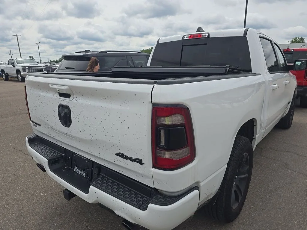 Used 2022 Bright White Clearcoat Ram Sport image 2