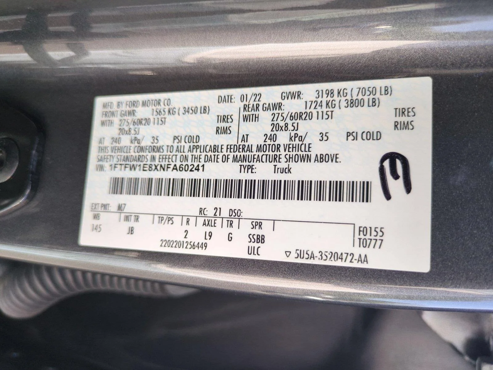 Used 2022 Carbonized Gray Metallic Ford XL image 39