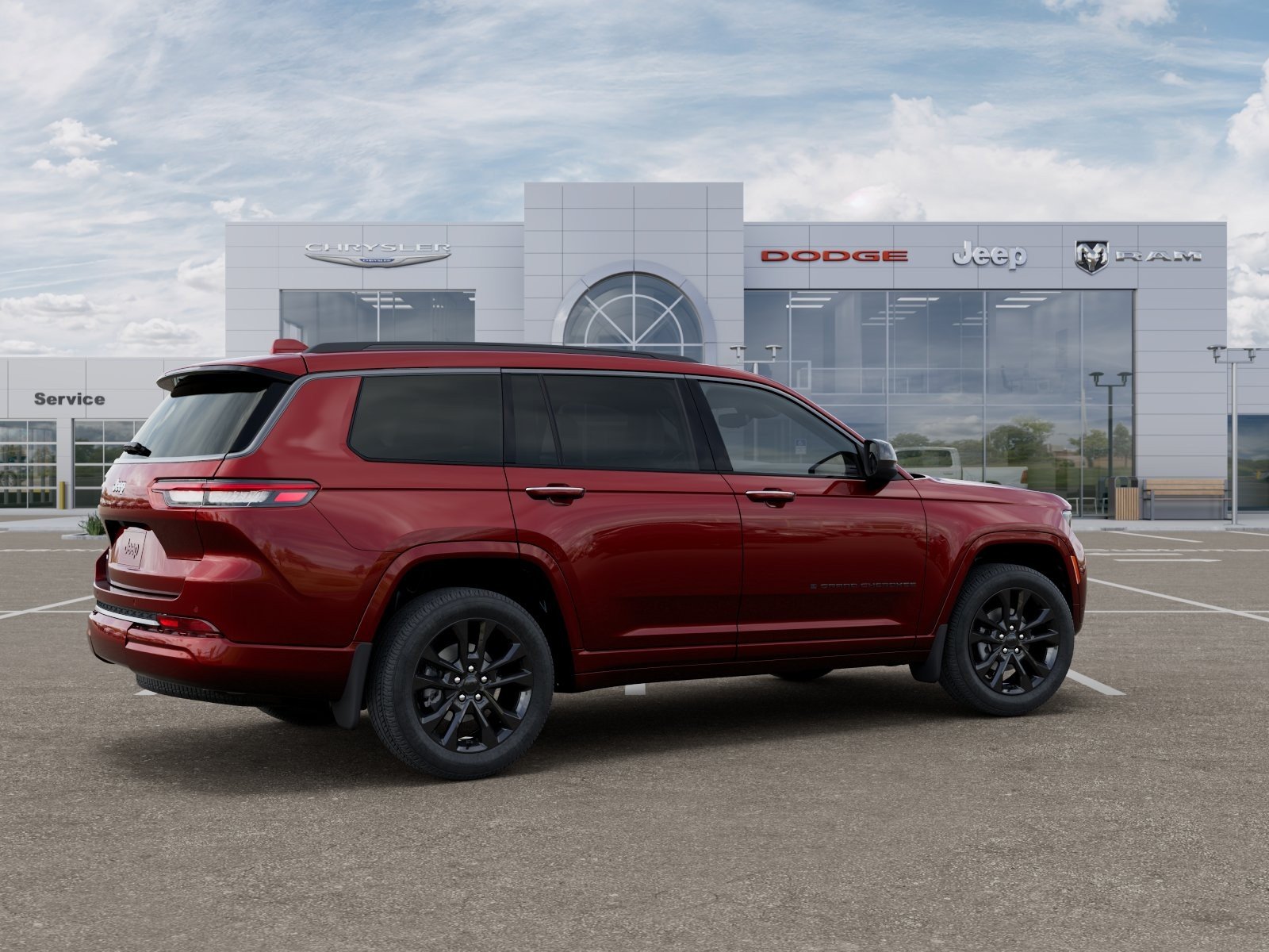 New 2026 Velvet Red Pearl-Coat Exterior Paint Jeep Limited Reserve image 4
