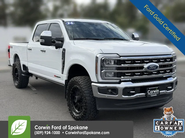Certified Used 2024 Oxford White Ford Lariat image 1