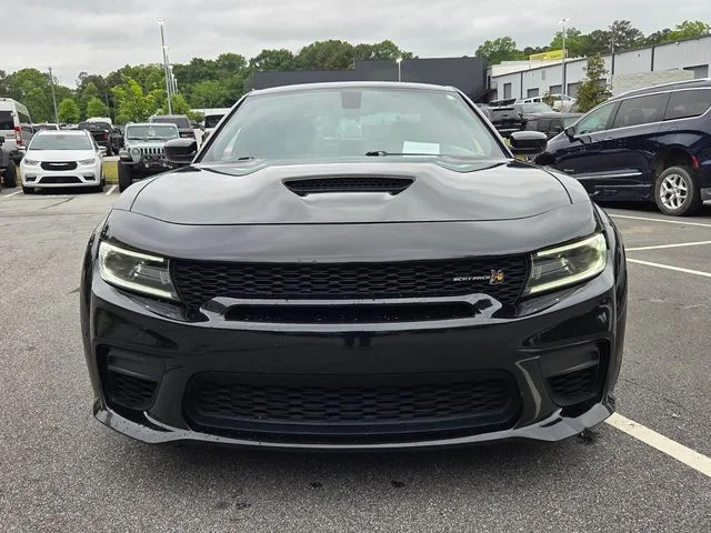 Used 2021 Black Dodge R/T Scat Pack Widebody image 2