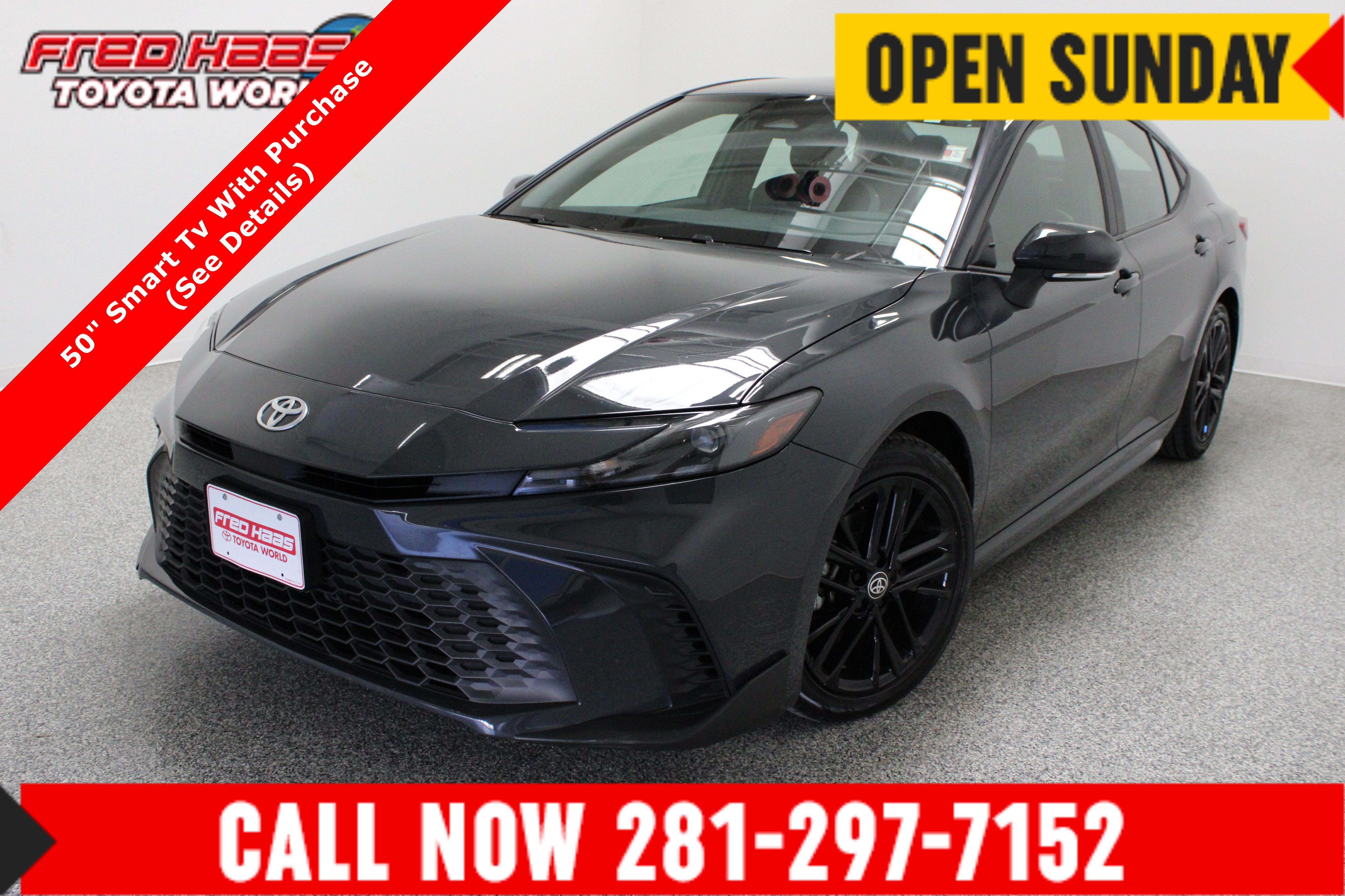 Used 2025 Black Toyota SE image 1
