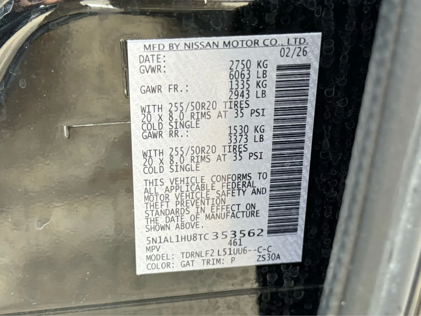 Certified Used 2026 Mineral Black INFINITI AUTOGRAPH image 28