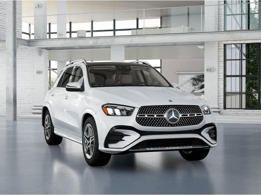 New 2026 MANUFAKTUR Moonlight White Metallic Mercedes-Benz GLE 350 image 9