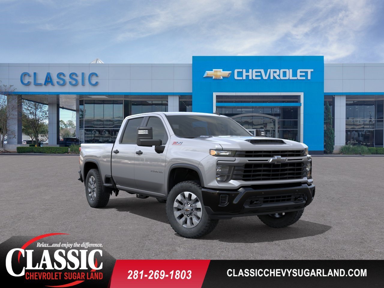 2026 Chevrolet Silverado 2500 HD Custom Gray at Classic Elite Chevrolet Hwy 6