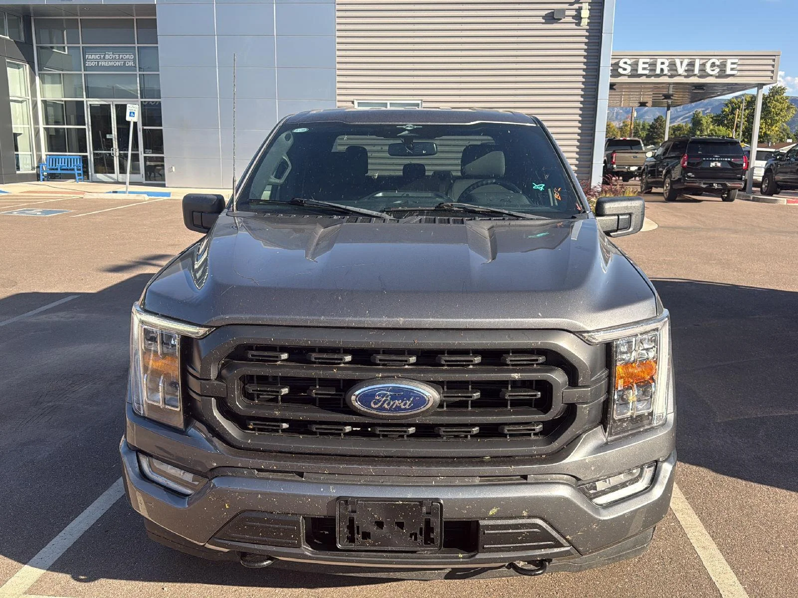 Used 2023 Carbonized Gray Ford XLT image 2
