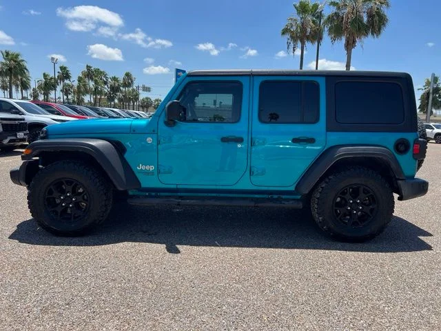 Used 2019 Blue Jeep Unlimited Sport S image 4