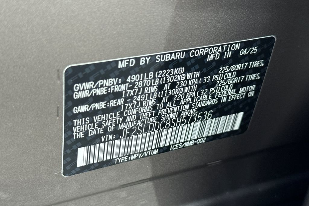 Certified Used 2025 Brown Subaru Premium image 34