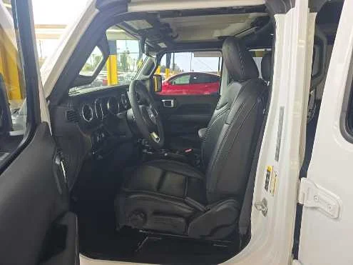 Used 2023 Bright White Clearcoat Jeep Sahara image 7