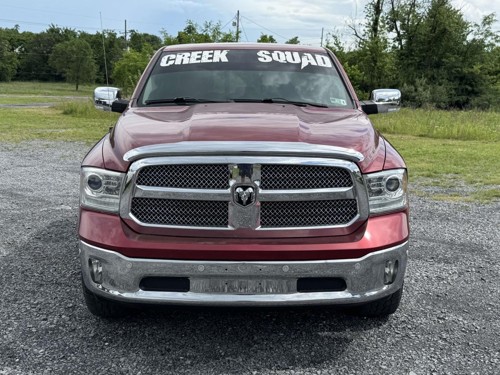 Used 2015 Deep Cherry Red Crystal Pearlcoat Ram Laramie Limited image 5