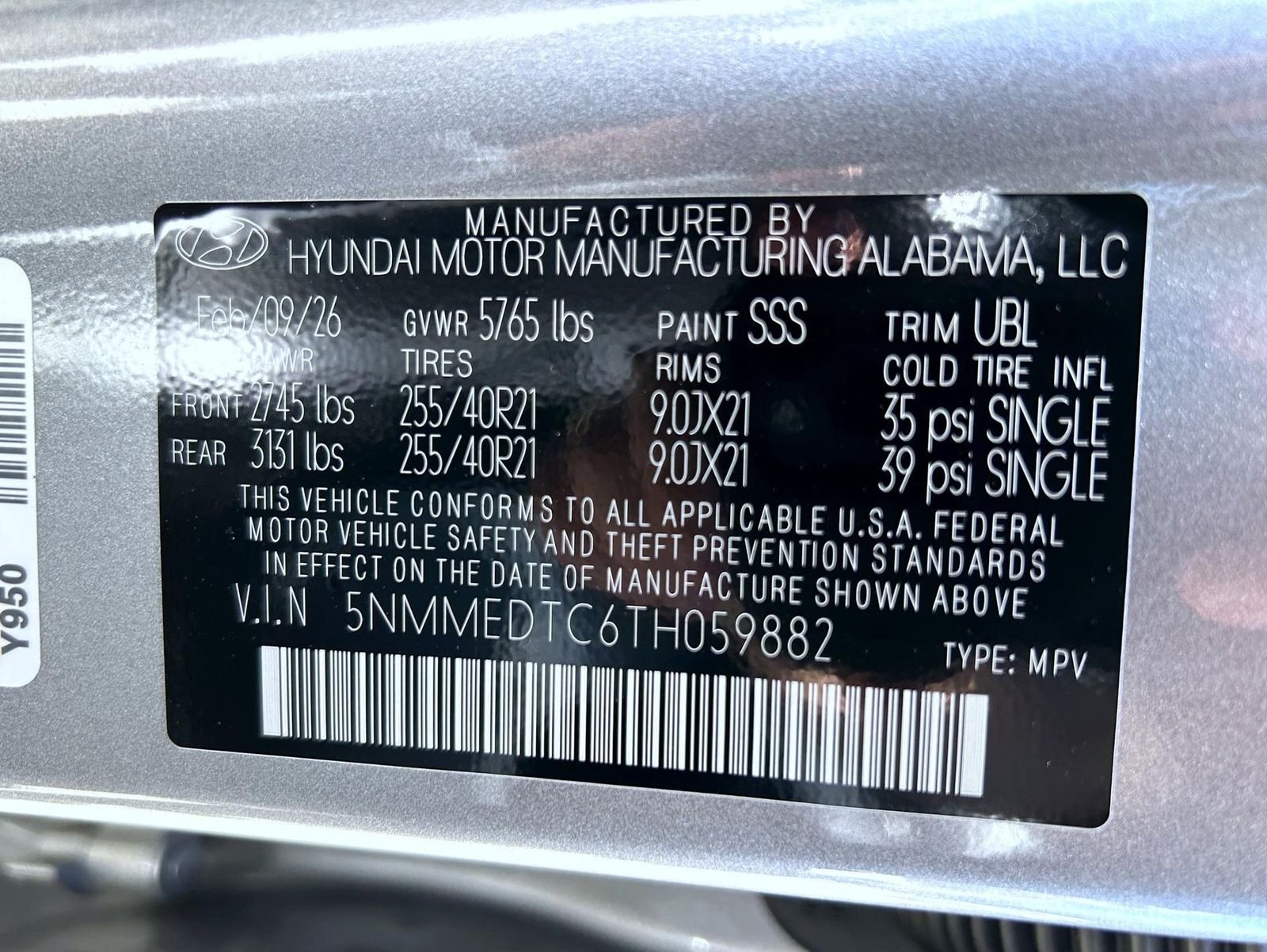 New 2026 Silver Genesis 3.5T Sport Prestige image 25