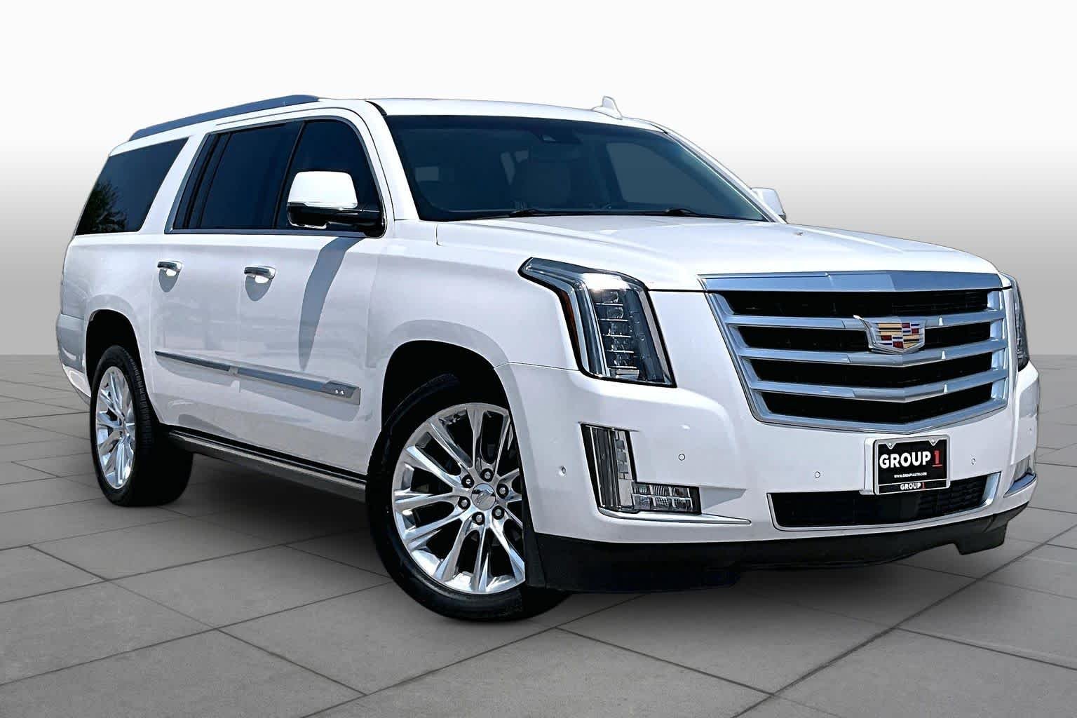 Used 2019 Crystal White Tricoat Cadillac Premium Luxury image 3