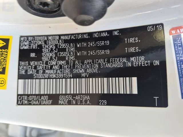 Used 2019 White Toyota Limited Platinum image 40