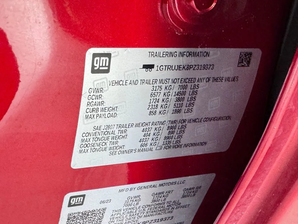 Certified Used 2023 Volcanic Red Tintcoat GMC Elevation image 14