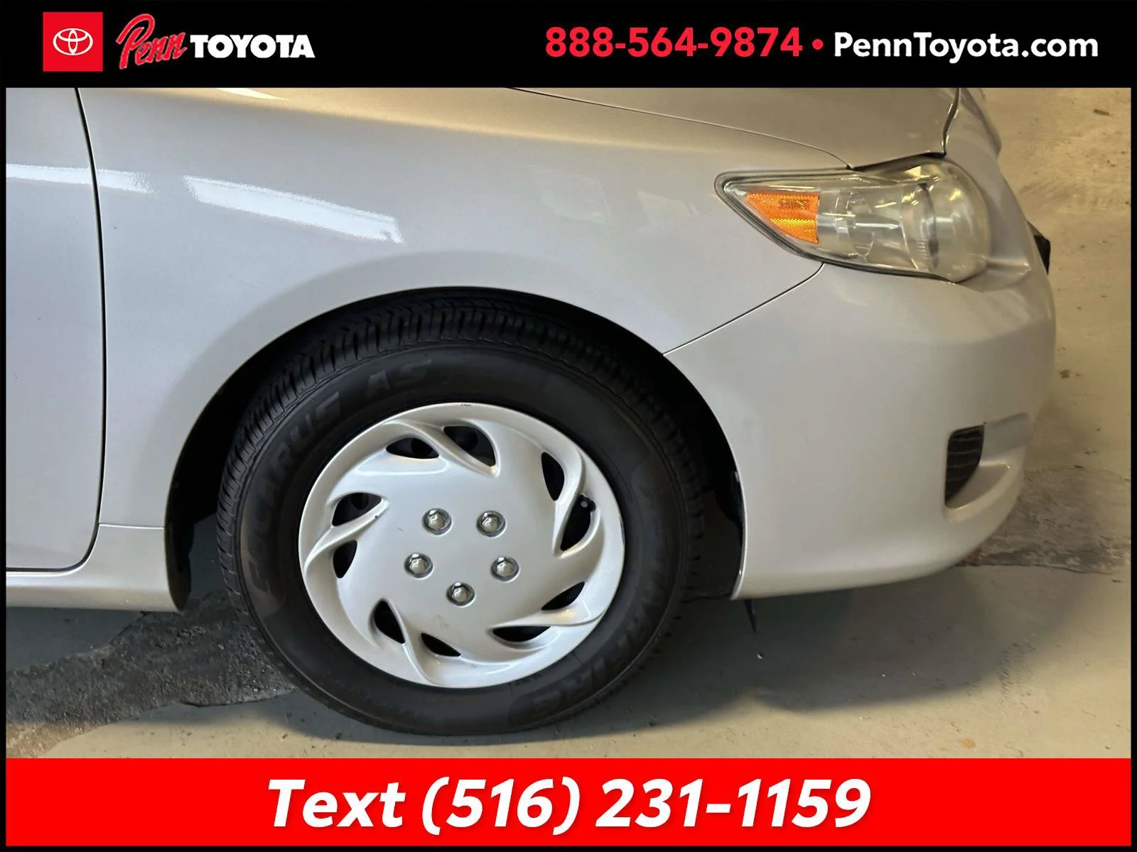 Used 2009 Classic Silver Metallic Toyota LE image 11
