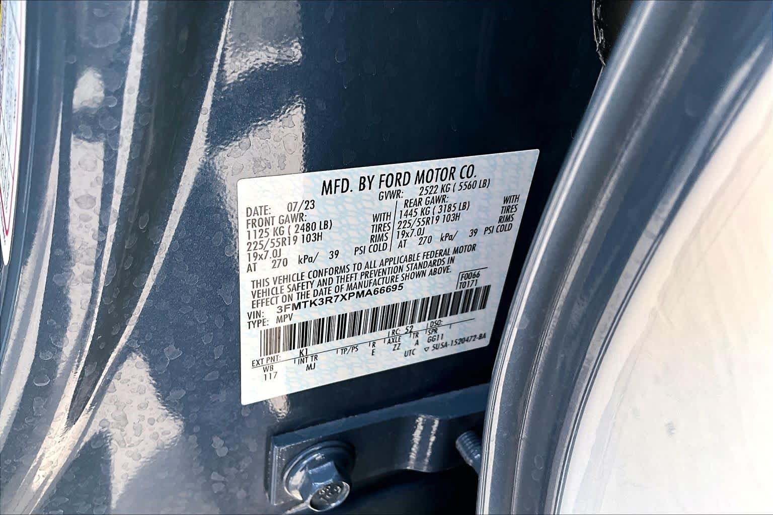 Used 2023 Vapor Blue Metallic Ford Premium image 26