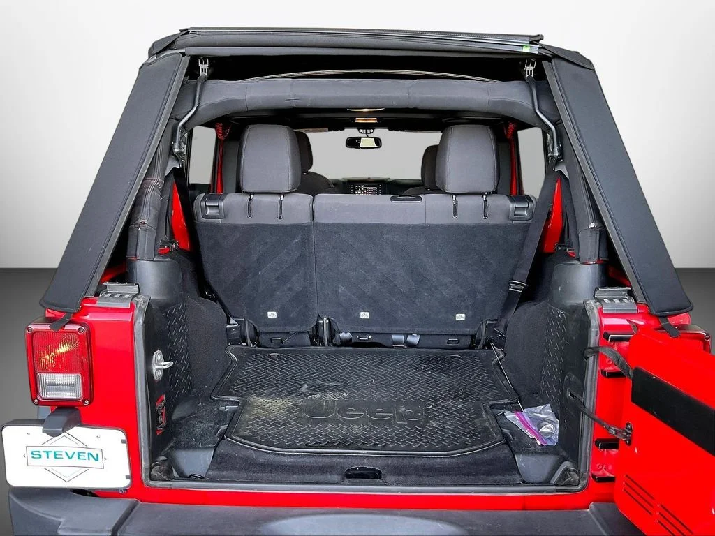 Used 2017 Red Clearcoat Jeep Unlimited Sport image 7