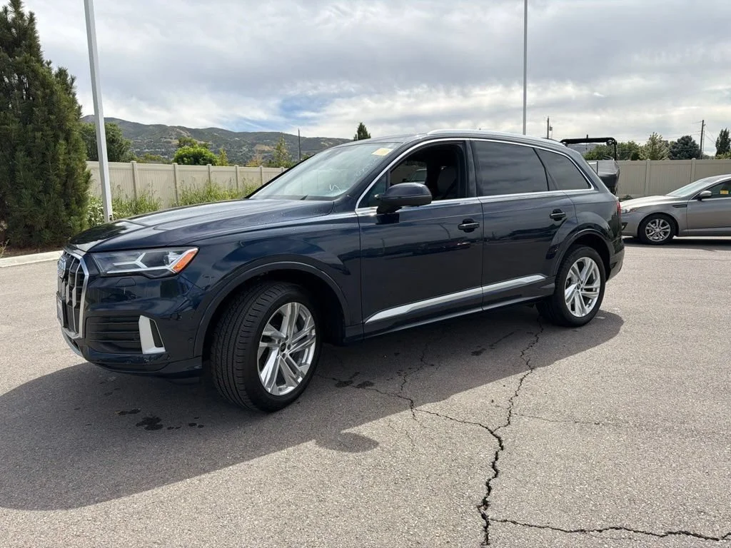 Used 2023 Blue Metallic Audi Premium image 13