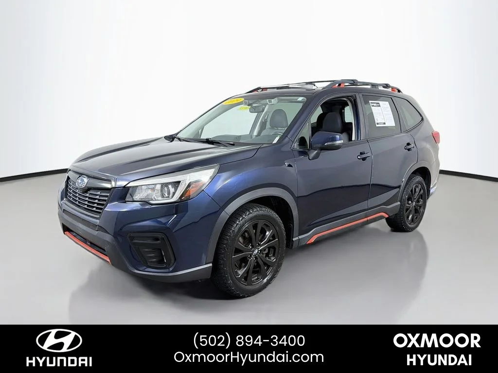 Used 2019 Dark Blue Pearl Subaru Sport image 3