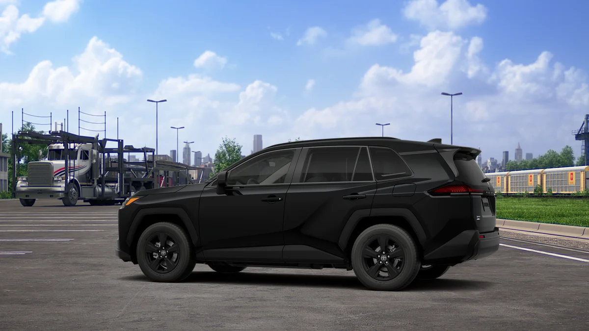 New 2026 Midnight Black Metallic Toyota LE image 5