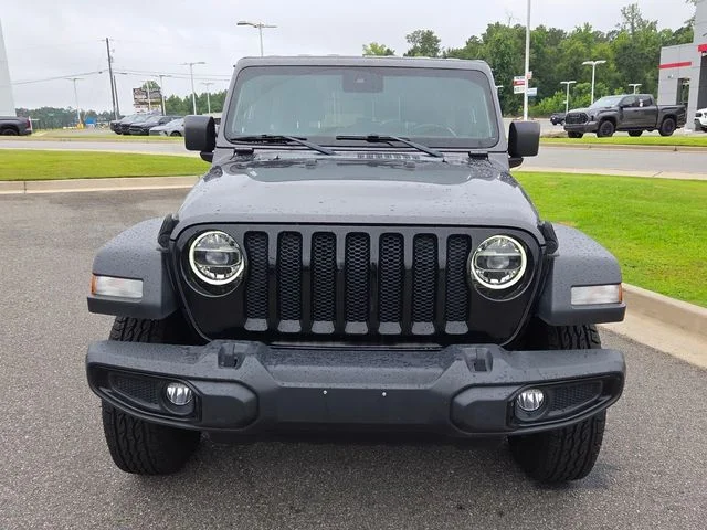 Used 2020 Gray Jeep Unlimited Sport image 2