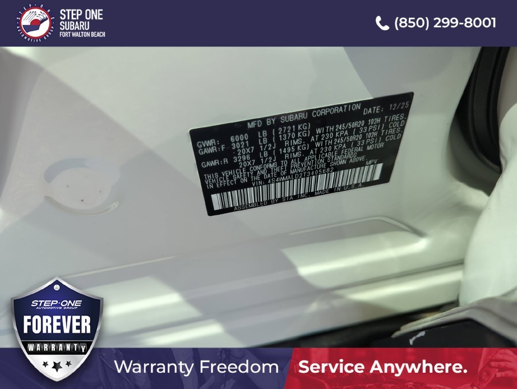 Used 2026 White Subaru Onyx Edition Touring image 44