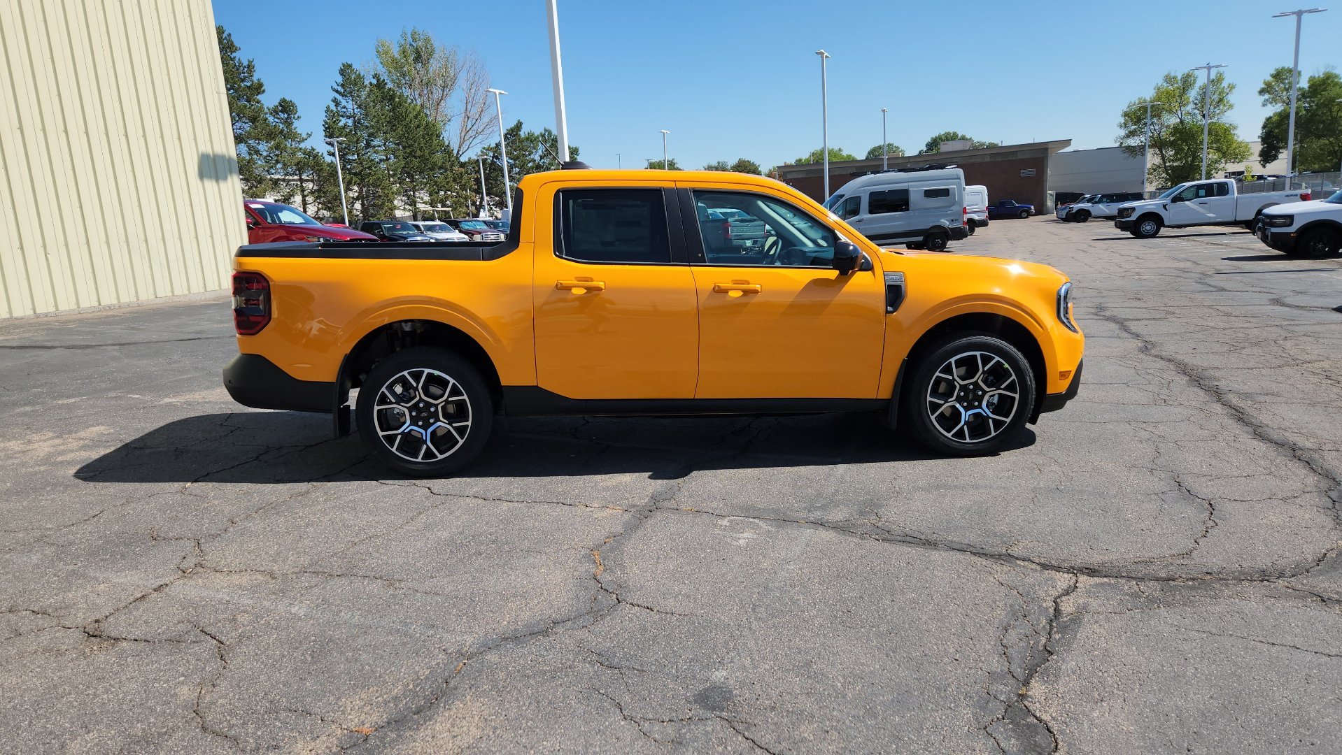 New 2026 Orange Fury Metallic Tri-Coat Ford LARIAT image 8