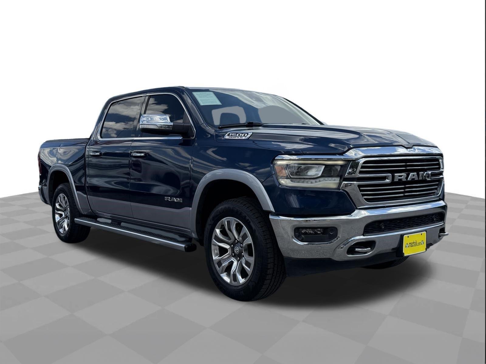 Used 2020 Patriot Blue Pearlcoat Ram Laramie image 7