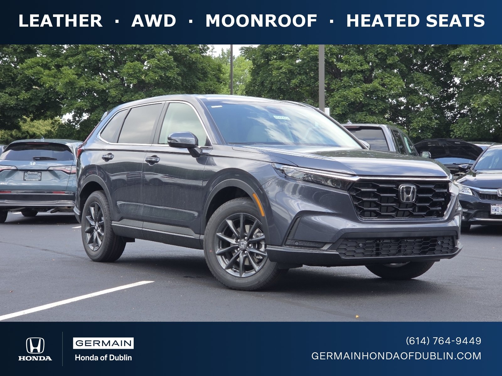 New 2026 Meteorite Gray Metallic Honda EX-L image 1
