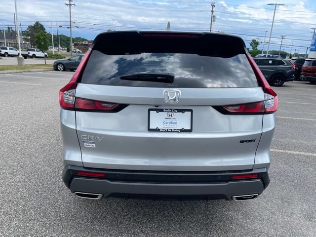 Certified Used 2025 Solar Silver Metallic Honda HYBRID AWD SPORT-L image 34