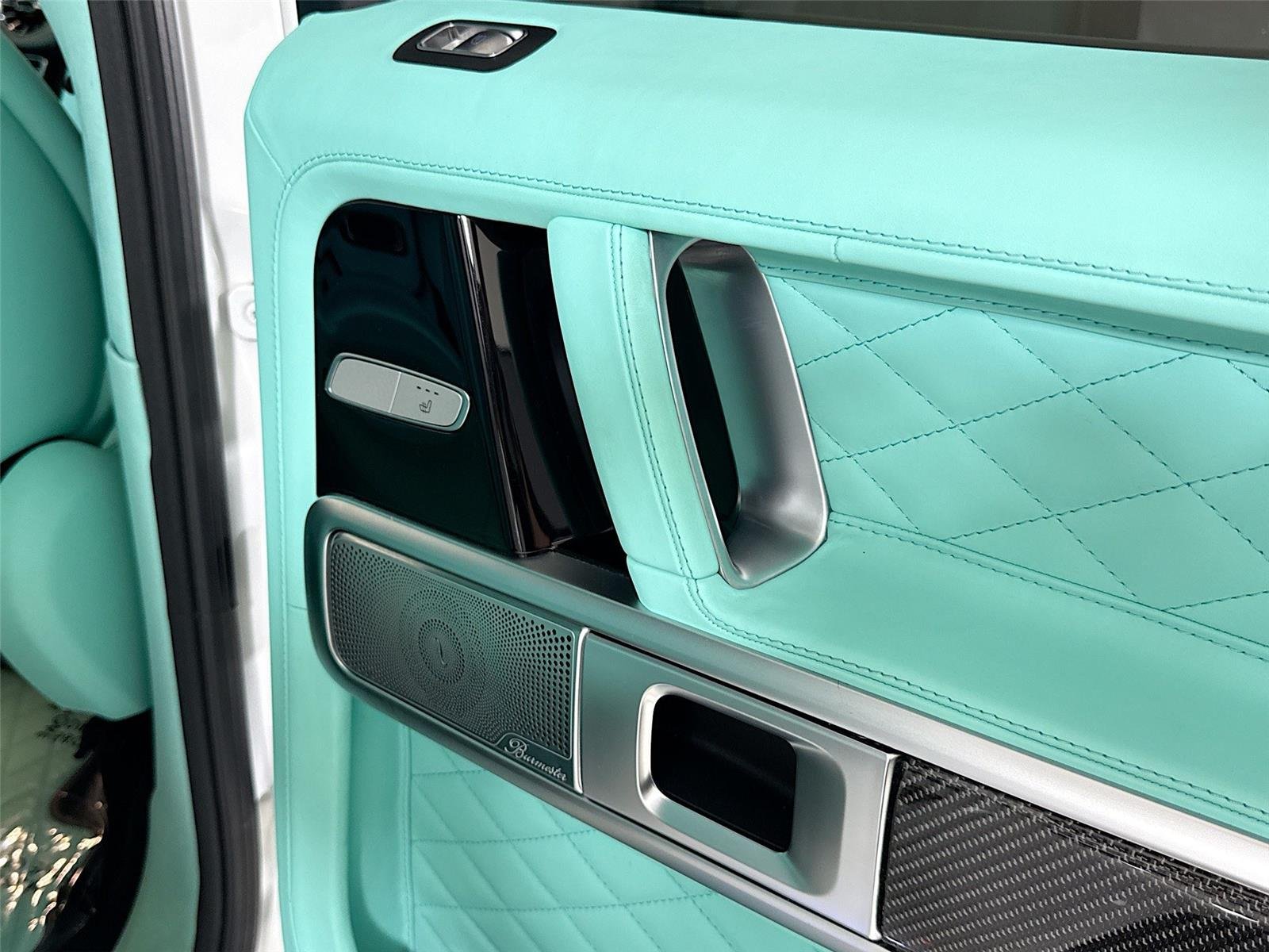 Used 2024 Polar White Mercedes-Benz AMG® G 63  Brabus Custom Widebody / Custom Tiffany Interior image 28