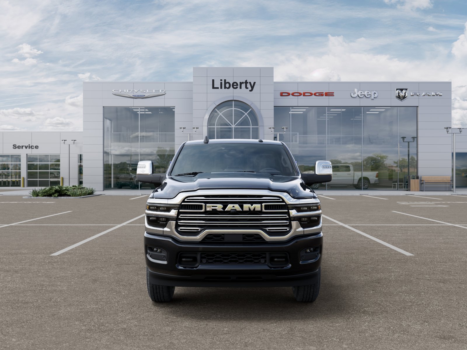 New 2026 Diamond Black Crystal Pearl-Coat Exterior Paint RAM Laramie image 38
